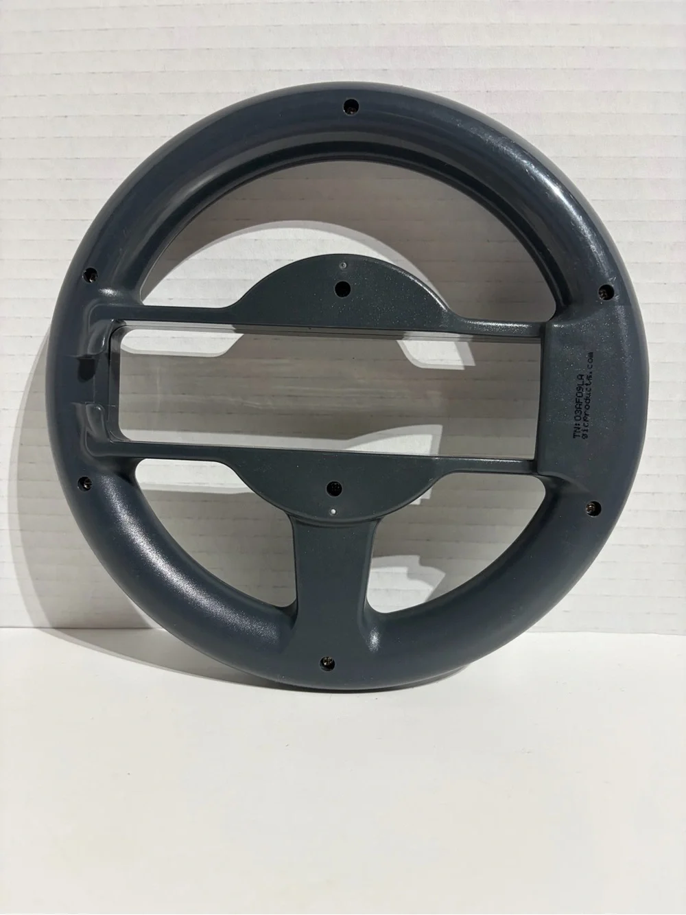 Gear Monkey Racing Wheel for Nintendo Wii Black Gearmonkey Video Gaming Vintage